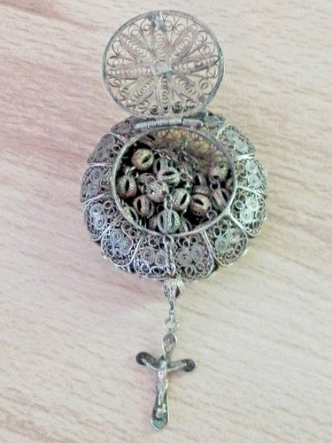 Silber 800 rosenkranz mit - ,