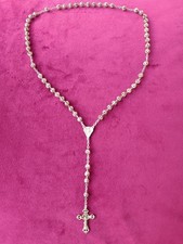 Alter Rosenkranz aus Neusilber