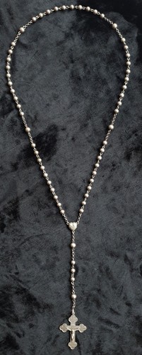 Rosenkranz kreuz halskette - kreuz,