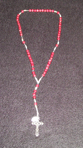 Antiker roter rosenkranz aus - antiker,