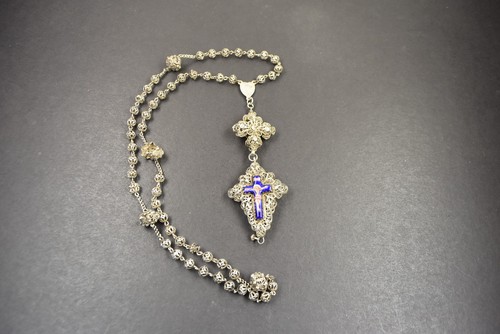 Großer antiker rosenkranz - großer,