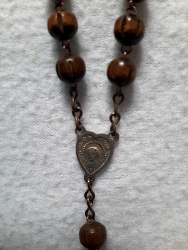 Schöner alter rosenkranz mit - alter,