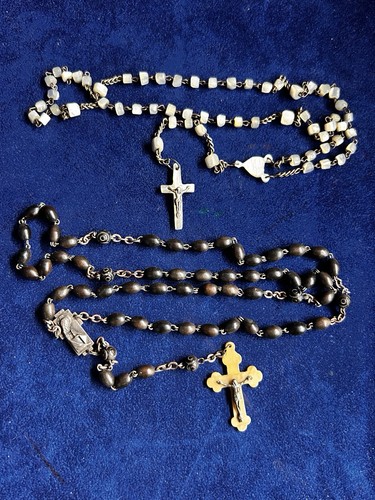 Stück rosenkranz perlmutt - 2, rosenkranz,