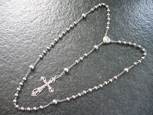 Rosenkranz silber 800 - silber,