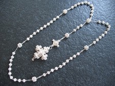 Rosenkranz Silber Biedermeier