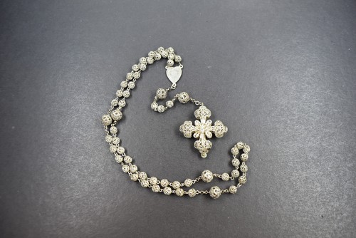 Antiker rosenkranz wohl silber - antiker,