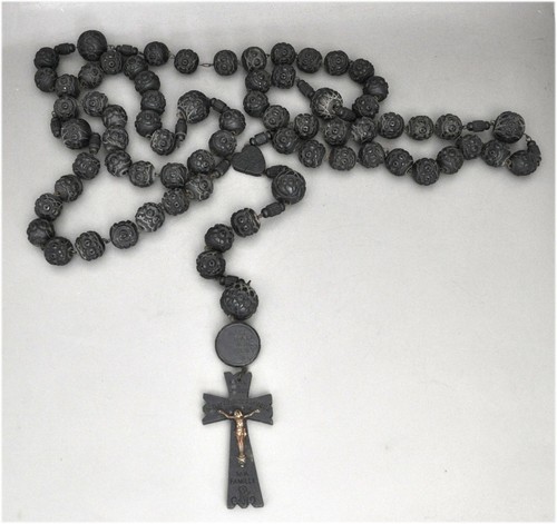 Grosser antiker rosenkranz aus - antiker,