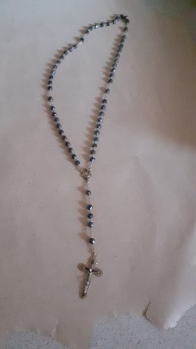 Antiker rosenkranz granat - ,
