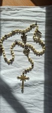 Antiker Rosenkranz Beinperlen