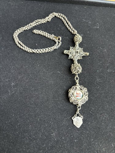 Rosenkranz 800 silber punze - 800,