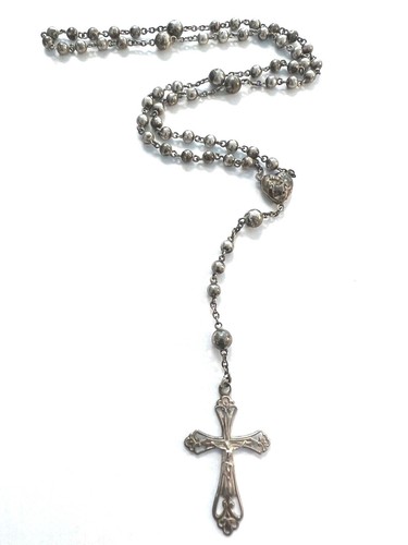 Rosenkranz 800 silber - rosenkranz,, 800/.