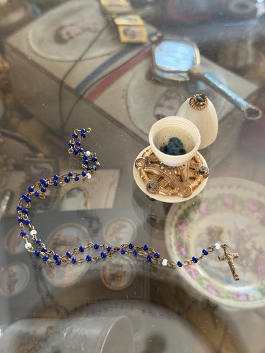 Miniatur rosenkranz mit - rosenkranz,